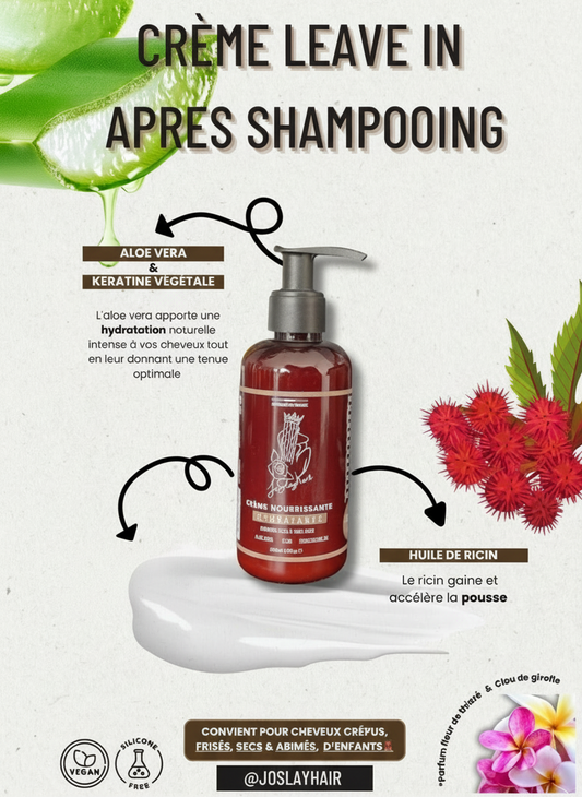 Cream nourissante après shampooing/leave in