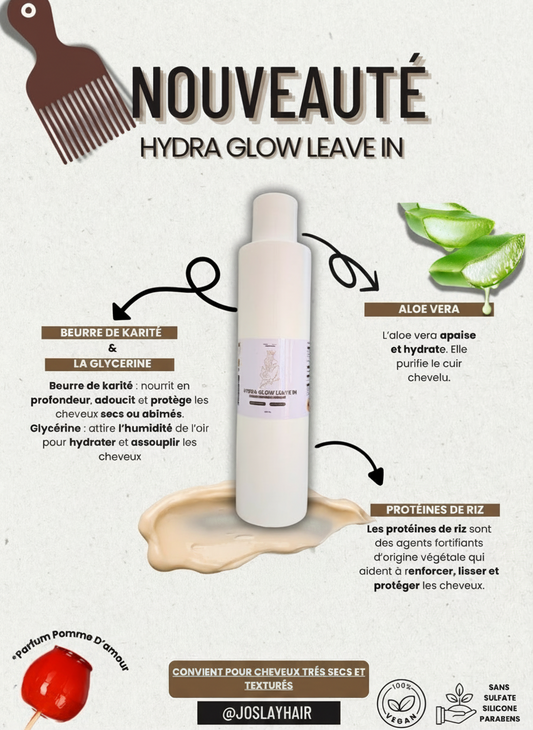 CREME HYDRA GLOW LEAVE IN  ULTRA NOURRISANTE